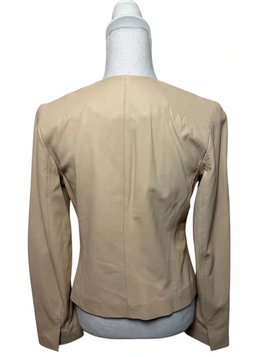 Vince Lamb Leather Biker Jacket Small Moto Jacket Women - Picture 4 of 8